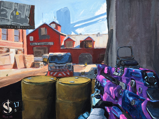 Dark Matter M8 on Fringe - Original Painting