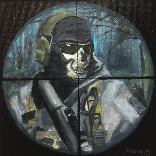 Ghost in the Crosshairs (MW2 2009) - Original Painting