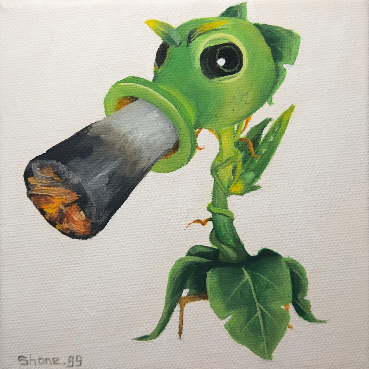 Peashooter (PVZ) - Original Painting